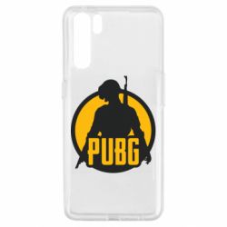 Чехол для Oppo A91/Reno3 PUBG logo and game hero - PrintSalon