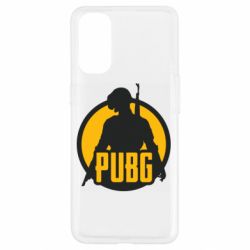 Чехол для Oppo Reno 4 PUBG logo and game hero - PrintSalon