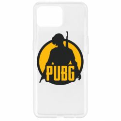 Чохол для Oppo Reno 4 Lite PUBG logo and game hero-PrintSalon Чохол для Oppo Reno 4 Lite PUBG logo and game hero