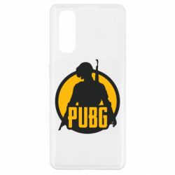 Чехол для Oppo Find X2 PUBG logo and game hero - PrintSalon