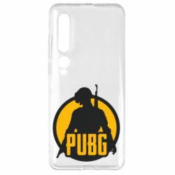 Чехол для Xiaomi Mi10/10 Pro PUBG logo and game hero - PrintSalon