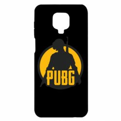 Чехол для Xiaomi Redmi Note 9S/9Pro/9Pro Max PUBG logo and game hero - PrintSalon