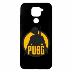 Чехол для Xiaomi Redmi Note 9/Redmi 10X PUBG logo and game hero - PrintSalon