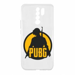 Чехол для Xiaomi Redmi 9 PUBG logo and game hero - PrintSalon