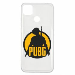Чехол для Xiaomi Redmi 9c PUBG logo and game hero - PrintSalon