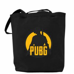 Эко-сумка PUBG logo and game hero - PrintSalon