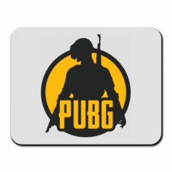 Коврик для мыши PUBG logo and game hero - PrintSalon