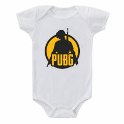 Детский бодик PUBG logo and game hero - PrintSalon