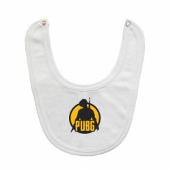 Слюнявчик  PUBG logo and game hero - PrintSalon