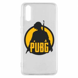 Чехол для Huawei P20 PUBG logo and game hero - PrintSalon