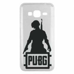 Чехол для Samsung J3 2016 PUBG logo and hero - PrintSalon