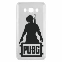 Чехол для Samsung J7 2016 PUBG logo and hero - PrintSalon
