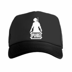 Кепка-тракер PUBG logo and hero - PrintSalon