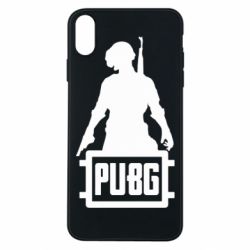 Чехол для iPhone Xs Max PUBG logo and hero - PrintSalon