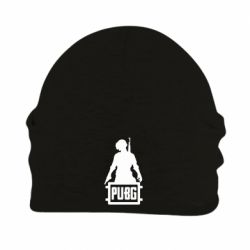 Шапка флисовая PUBG logo and hero - PrintSalon