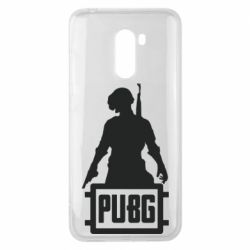Чехол для Xiaomi Pocophone F1 PUBG logo and hero - PrintSalon