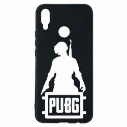 Чехол для Huawei P Smart Plus 2018 PUBG logo and hero - PrintSalon