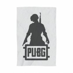 Полотенце с принтом PUBG logo and hero - PrintSalon