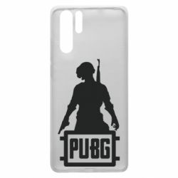 Чехол для Huawei P30 Pro PUBG logo and hero - PrintSalon