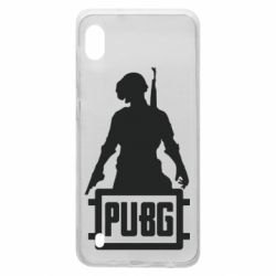 Чехол для Samsung A10 PUBG logo and hero - PrintSalon