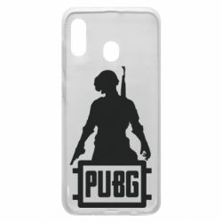 Чехол для Samsung A20 PUBG logo and hero - PrintSalon