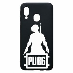Чехол для Samsung A40 PUBG logo and hero - PrintSalon
