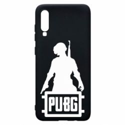 Чехол для Samsung A70 PUBG logo and hero - PrintSalon