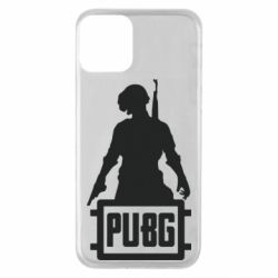 Чехол для iPhone 11 PUBG logo and hero - PrintSalon