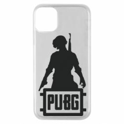 Чехол для iPhone 11 Pro PUBG logo and hero - PrintSalon