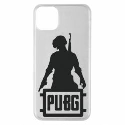 Чехол для iPhone 11 Pro Max PUBG logo and hero - PrintSalon