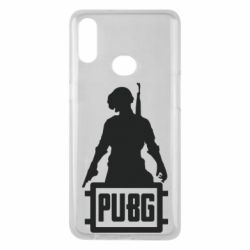 Чехол для Samsung A10s PUBG logo and hero - PrintSalon