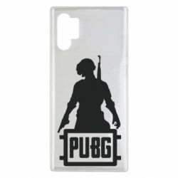Чехол для Samsung Note 10 Plus PUBG logo and hero - PrintSalon