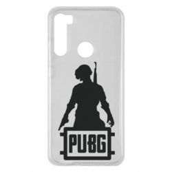 Чехол для Xiaomi Redmi Note 8 PUBG logo and hero - PrintSalon