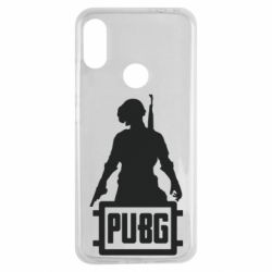 Чехол для Xiaomi Redmi Note 7 PUBG logo and hero