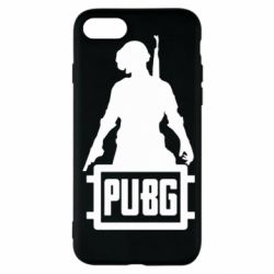 Чехол для iPhone SE 2020 PUBG logo and hero - PrintSalon
