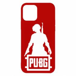 Чехол для iPhone 12 PUBG logo and hero - PrintSalon