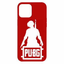 Чехол для iPhone 12 Pro Max PUBG logo and hero - PrintSalon