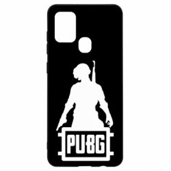 Чехол для Samsung A21s PUBG logo and hero - PrintSalon