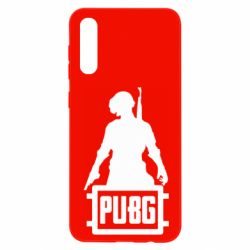 Чехол для Samsung A50 PUBG logo and hero - PrintSalon