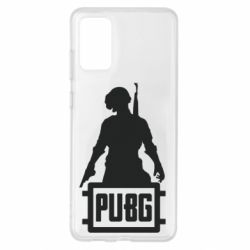 Чехол для Samsung S20+ PUBG logo and hero - PrintSalon