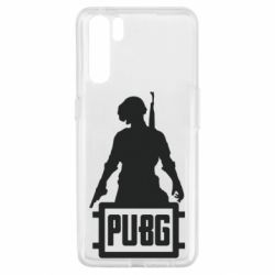 Чехол для Oppo A91/Reno3 PUBG logo and hero - PrintSalon