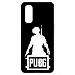 Чехол для Oppo Find X2 PUBG logo and hero - PrintSalon