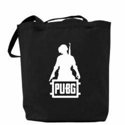 Эко-сумка PUBG logo and hero - PrintSalon