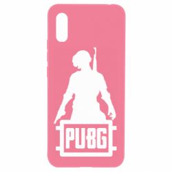Чехол для Xiaomi Redmi 9a PUBG logo and hero - PrintSalon