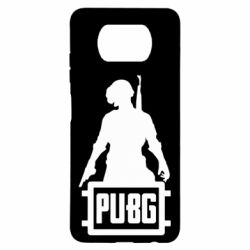 Чехол для Xiaomi Poco X3 PUBG logo and hero - PrintSalon