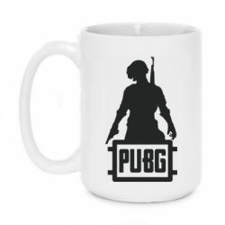 Чашка 420ml PUBG logo and hero - PrintSalon