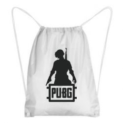 Рюкзак-мешок PUBG logo and hero - PrintSalon