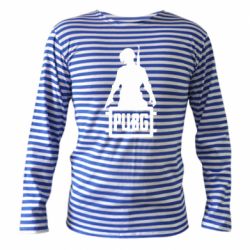 Тельняшка с длинным рукавом PUBG logo and hero - PrintSalon