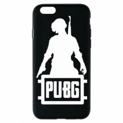Чехол для iPhone 6/6S PUBG logo and hero - PrintSalon