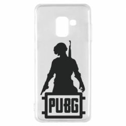 Чехол для Samsung A8 2018 PUBG logo and hero - PrintSalon
